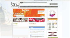 Desktop Screenshot of bnu.fr