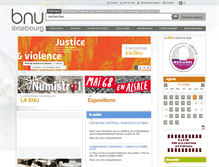 Tablet Screenshot of bnu.fr